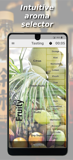 Savour Tasting Screen 2