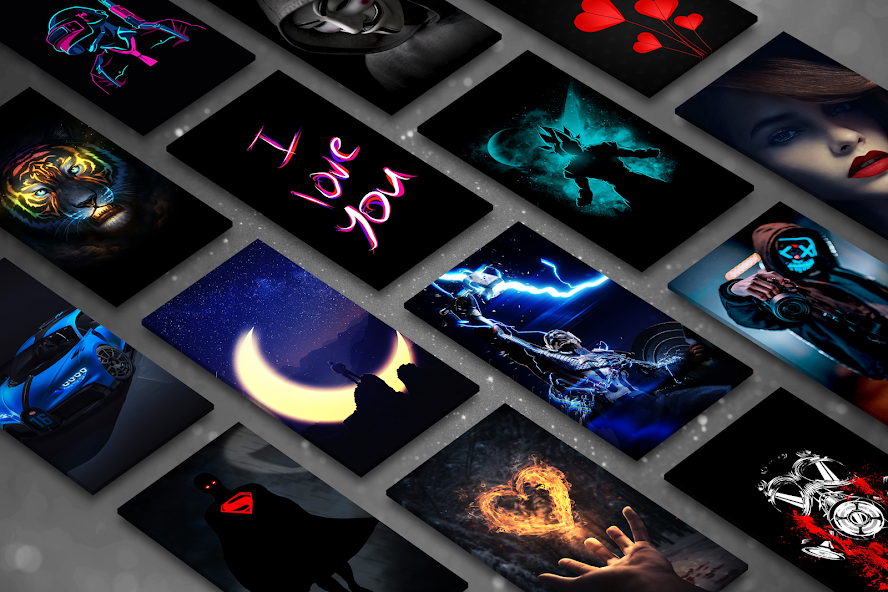 Black Wallpapers in HD, 4K 6.0.46 APK + Mod (Unlimited money) untuk android