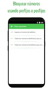 Bloqueador de llamadas Screenshot