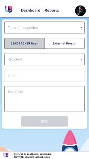 Leadbacker Screen 2