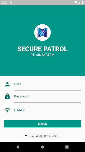 Android application HSP Patroli screenshort