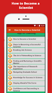 How to Become a Scientist