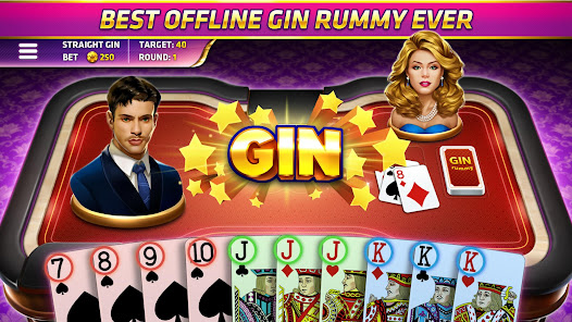 Gin Rummy -Gin Rummy Card Game  screenshots 1