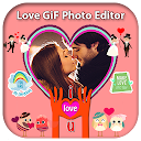 Romantic Love Gif Photo Editor 2019 icon