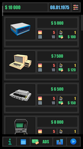 Android application Computer Tycoon screenshort