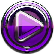 Poweramp skin Purple Glas luxe 3.10 Icon