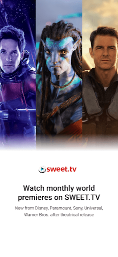 SWEET.TV - TV and movies Screen 3