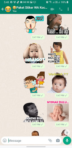 Paket Stiker WA Kocak Gokil