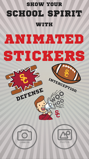 USC Trojans Animated Selfie St