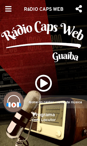 Rádio Caps Web Screen 2