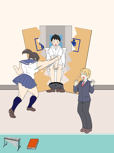 Muscle Girl protects Ren-kun! screenshot 13