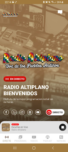 Radio Altiplano Screen 2