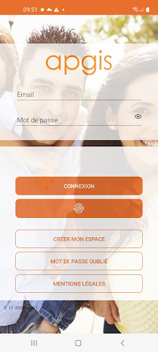Android application ApgisMobile screenshort