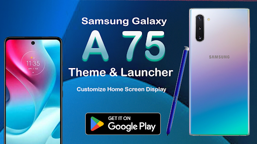 Android application Samsung A75 Theme And Launcher screenshort