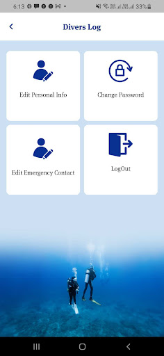 Android application SafeDive App screenshort