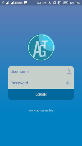 Android application AGT Online screenshort