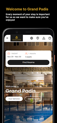 Android application Grand Padis Hotel screenshort
