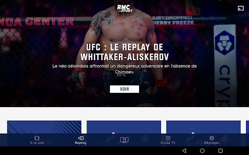 Screenshot of RMC Sport – Live TV, Replay