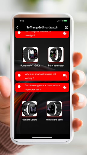 TRANYAGO SMARTWATCH-Guide Screen 3