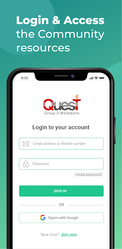 Quest Group Of Institutions Screen 2