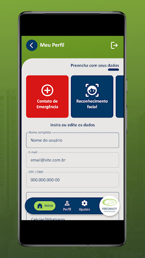 Personality Controle de Acesso