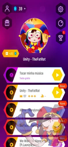 Digital Circus song Tiles hop - Screenshot 2