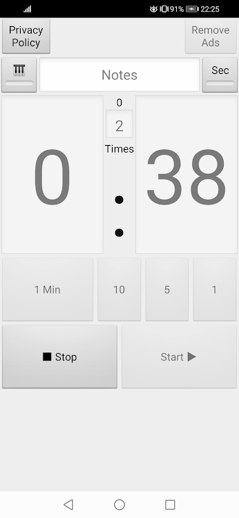 Interval Timer Alarm - 20230723 - (Android)