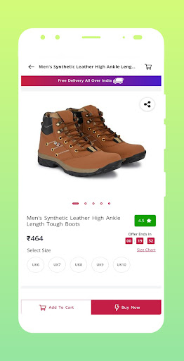 Android application Club Factory Online Shopping screenshort