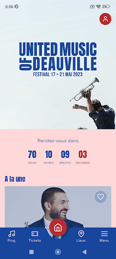 Android application United Music Of Deauville 2023 screenshort