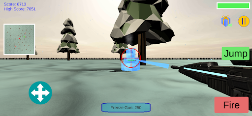 Android application Snowman Battle screenshort