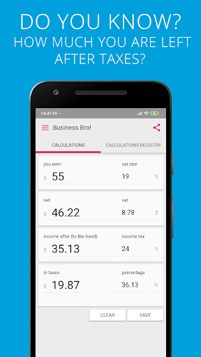 Business Bro! Taxes & Fuel log Screen 3
