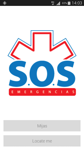 Android application S.O.S. Emergencias screenshort