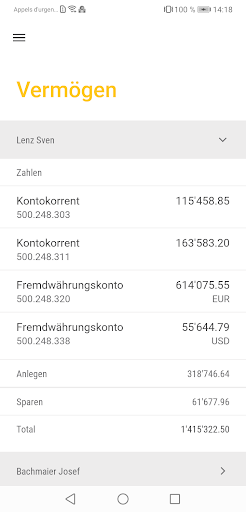 Mobile Banking Screen 2