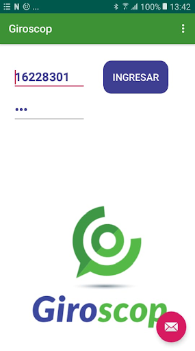 Android application Giroscop screenshort