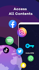 Color VPN - Super VPN Master  screenshots 1