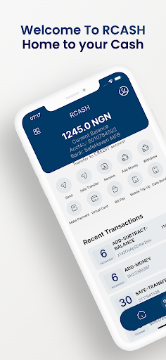 Android application RCASH screenshort