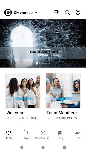 Android application Christian Mommas screenshort