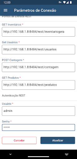 Inventário Contagem Screen 3