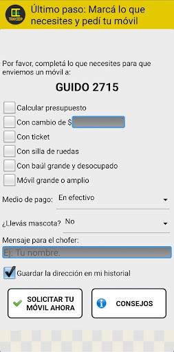 Taxicoop Mar del Plata screenshot 3
