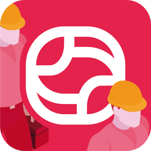 Trabajador + logo