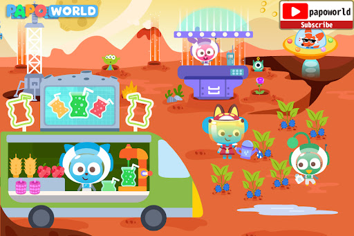 Android application Papo Town Space Explorer screenshort