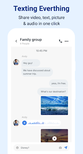 Android application Messenger SMS & MMS screenshort