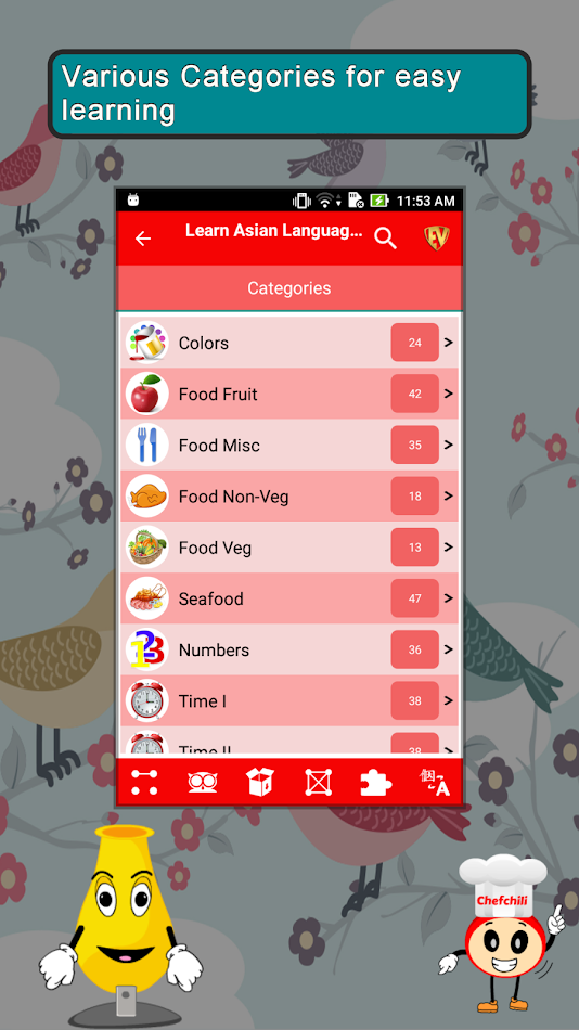 #1. Learn Asian Languages Vol 2 (Android) De: Edutainment Ventures- Making Games People Play