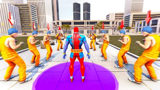 Flying Superhero Robot Games