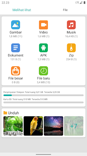 Pratinjau aplikasi