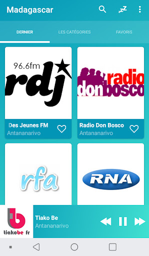 Android application Madagascar radios online screenshort