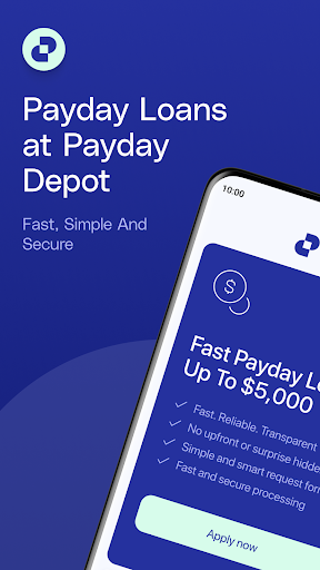 Android application Payday Loans at Payday Depot screenshort