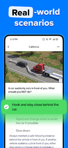 CDL Prep Test DMV Genie Screen 2
