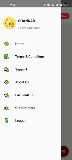 OnTime Foods Driver Screen 3