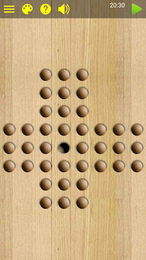 Screenshot of Marble Solitaire Puzzle